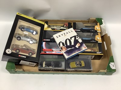 Lot 392 - Eleven James Bond 007 Themed Diecast Model...