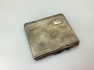 Lot 21 - A Hallmarked Silver Cigarette Case, Birmingham...