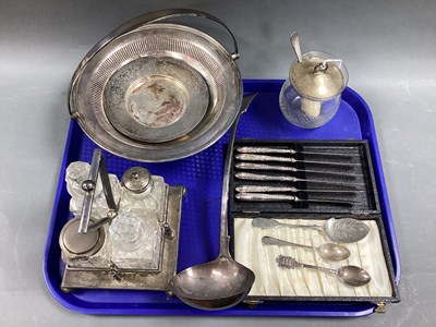 Lot 197 - A Hallmarked Silver Lidded Cut Glass Preserve...