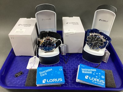 Lot 214 - Lorus; A Modern Ana-Digi Sports Chronograph...