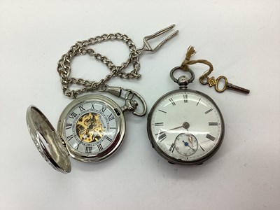 Lot 269 - A Hallmarked Silver Cased Openface Pocket...