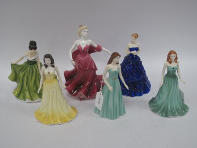 Lot 1262 - Five Royal Doulton Figurines, Leo HN 5340,...
