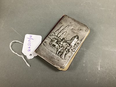Lot 9 - An Edwardian Hallmarked Silver Mounted Book of...