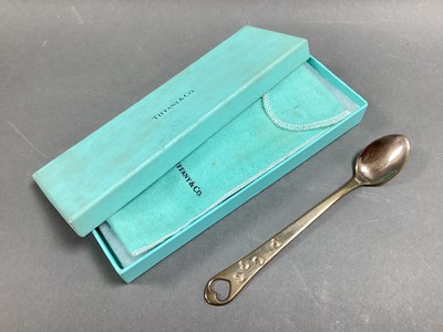 Lot 15 - Tiffany & Co; A 2004 Spoon, open heart detail,...