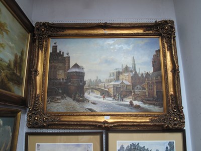 Lot 1517 - Paul Vellarman, large oil on board depicting...