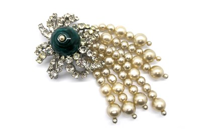Lot 120 - Christian Dior; A 1960's Costume Brooch, of...