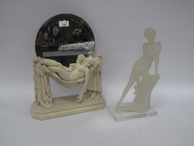 Lot 1467 - After Antonio Frilli, composite figural vanity...