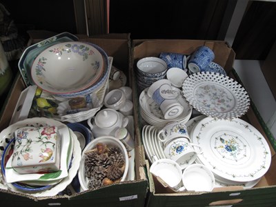Lot 1077 - Ceramics, including bone china dinnerware,...