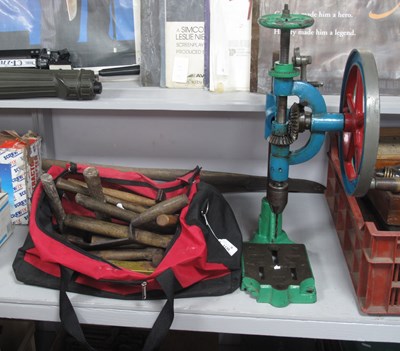 Lot 1130 - Mancuna A2 Hand Drill. Military roof, and...