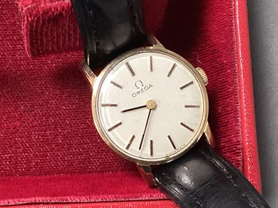 Lot 239 - Omega; A 1970's 9ct Gold Cased Ladies...