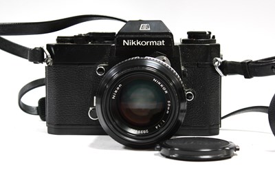 Lot 838 - Nikkormat EL 35mm SLR Film Camera No.5502410...