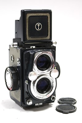 Lot 908 - Yashica TLR Camera (probably -44) with...