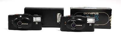 Lot 888 - Olympus XA2 35mm Compact Camera, black, with...