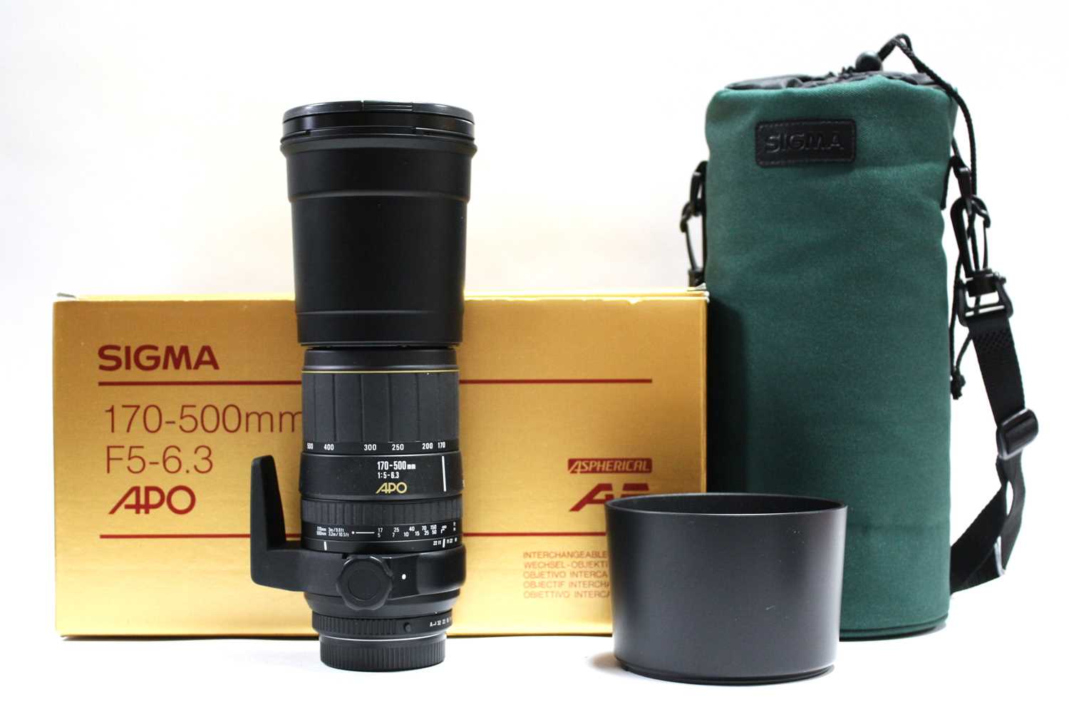 APO Sigma 170-500mm Film 0 Excellent SIGMA APO 170-500mm 1:5-6.3