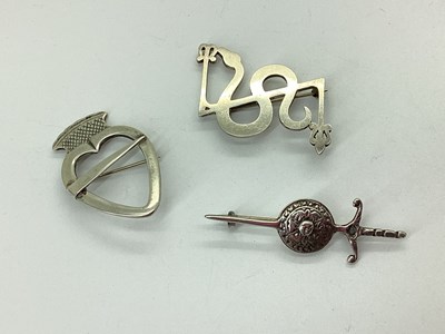 Lot 127 - Hebridean Jewellery Scottish Hallmarked Silver...