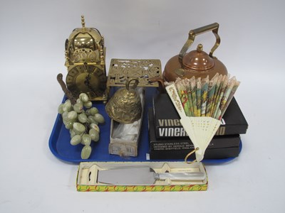 Lot 1473 - London Clock Co Lantern Clock, copper kettle,...