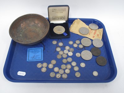 Lot 1307 - Coinage - Approximately thirty-five silver 3d...
