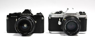 Lot 852 - Pentax ME Super 35mm SLR Film Camera with...