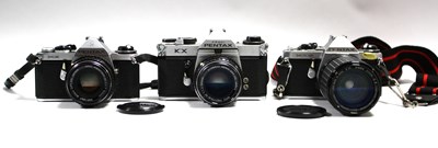 Lot 864 - Asahi Pentax KX 35mm SLR Film Camera with...
