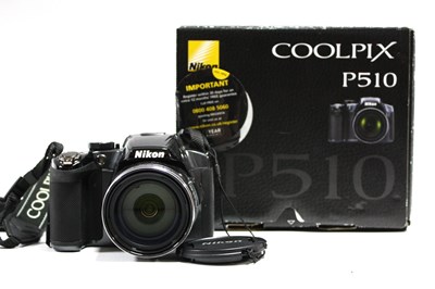 Lot 724 - Nikon Coolpix P510 Digital Bridge Camera, in...