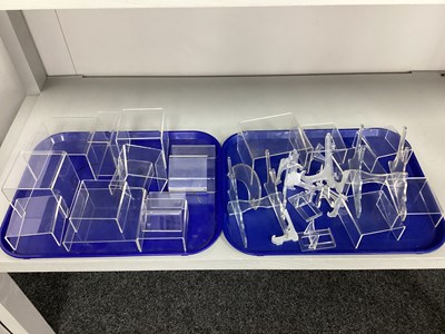 Lot 201 - A Collection of Assorted Acrylic Riser Display...