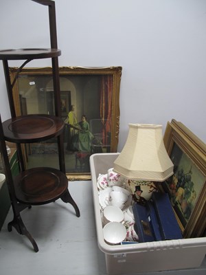 Lot 1012 - Devon Table Lamp, Crown Royal tea service,...