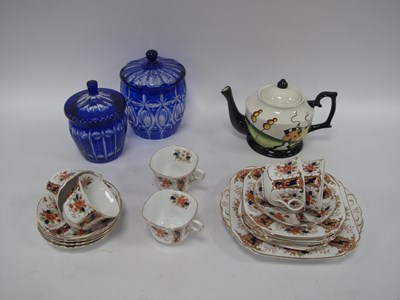 Lot 1208 - Lorna Bailey 'Morton Parade' Teapot, (crazing)...