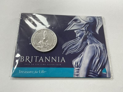 Lot 579 - 2015 UK Royal Mint Fine Silver Bunc Britannia...