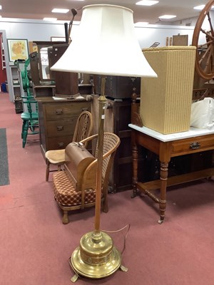 Lot 1629 - Brass Standard Lamp with classical band to ????...
