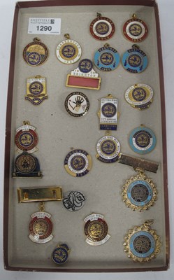 Lot 1290 - Magicians Convention Enamel Badges 1956 to 65,...