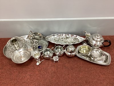 Lot 49 - A Collection of Assorted Plated Ware,...