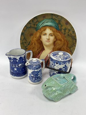 Lot 1180 - Sadler Mottled Teapot as a Sports Car, Doulton...