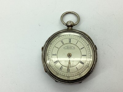 Lot 264 - A Hallmarked Silver Cased Openface Pocket...