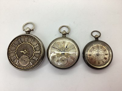 Lot 267 - A Victorian Hallmarked Silver Cased Openface...