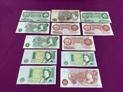Lot 374 - Collection Of Twenty Two GB Banknotes,...