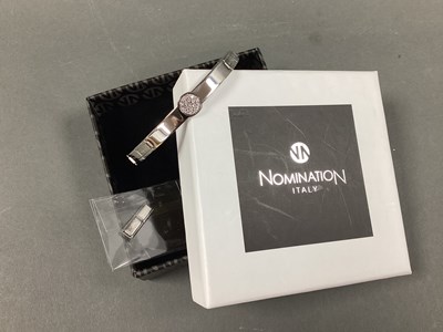 Lot 129 - Nomination Modern Bracelet, (two spare links),...