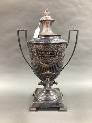 Lot 6 - James Deakin & Sons Electroplated Samovar...