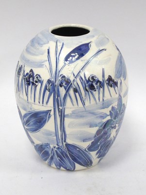Lot 1240 - Anita Harris Dragonfly Lustre Vase of Ovoid...