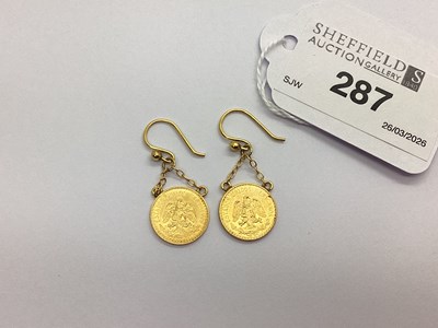 Lot 287 - Mexico; Two Dos Pesos 1945 Coins, converted to...