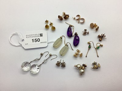 Lot 150 - A Collection of Vintage and Later Earrings,...