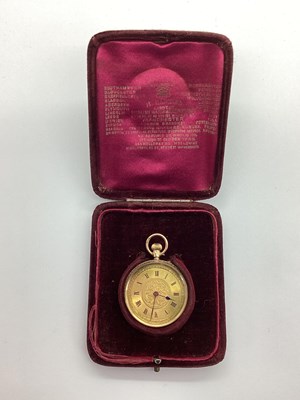 Lot 299A - An Antique 9ct Gold Cased Ladies Fob Watch,...