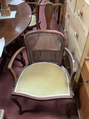 Lot 1622 - Pair of 1920s Mahogany Parlour Tub Chairs,...