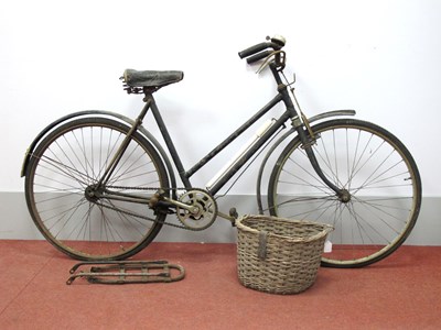 Lot 1501 - Hercules Mid XX Century Bicycle, with pump,...