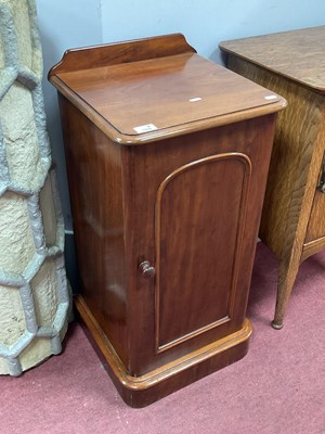 Lot 1558 - XIX Century Mahogany Bedside Cupboard, with a...