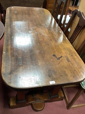 Lot 1623 - XIX Century Pine Table, with a rectangular top,...