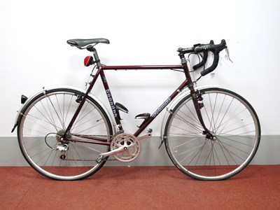 Lot 1498 - Woodrup classic road bicycle in burgundy,...