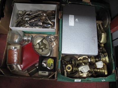 Lot 1054 - Metalware, including quantity of silver-plated...