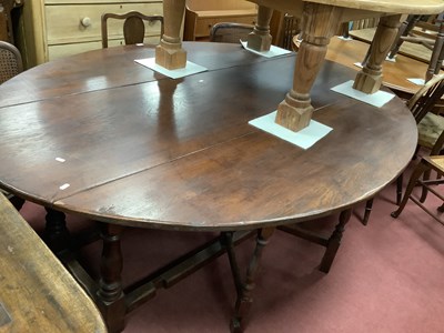 Lot 1616 - A Large XVII Century Style Double Gate Oak...