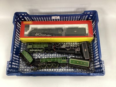 Lot 460 - Four Hornby 00 gauge LNER locomotives: a boxed...