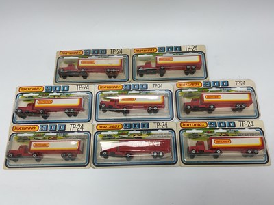 Lot 687 - Eight Matchbox 900 #TP-24 diecast model...